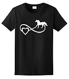 Horse Lover Gift Infinite Love Infinity Symbol Ladies T-Shirt
