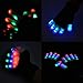 Vbiger LED Gloves Party Light Show Gloves- 7 Light Flashing Modes. The Best Gloving & Lightshow Dancing Lighting Gloves for Clubbing, Rave, Birthday, Edm, Disco, and Dubstep Party (Black 7 Modes)