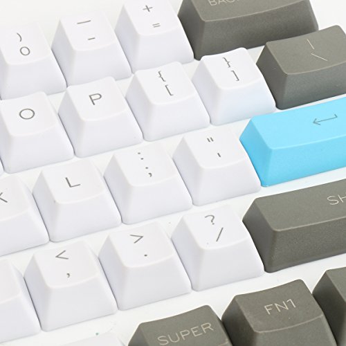 SENREAL 61 Key ANSI Layout OEM Profile PBT Thick Keycaps for 60% Mechanical Keyboard