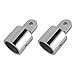 LEANINGTECH Bimini Top Eye End Cap, 2 PCS Fitting Boat Marine Hardware 316 Stainless Steel, 1