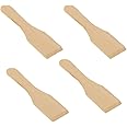 Wooden Raclette Spatula(4 pcs/set) for Cheese Grills, Gourmet Boards, Frying Pans, Fondue