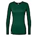 Adar Uniforms Underscrubs for Women - Long Sleeve Underscrub Comfort Tee 2900 Hunter Green XL