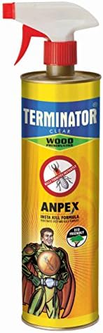 PIDILITE Terminator Eco-Friendly Termite Killer Spray Termite, Borer, Insect Repellant & Control - For home, kitchen and Wood Preservative (1 litre)