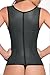 Ann Chery Corset Waist Trainer for Women’s Weight Loss - Colombian Waist Cincher With Straps - 3 Hook Vest Body Shaper Black