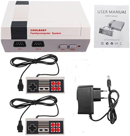 Game Consoles NES Case VFclar Classic Mini Family Game Consoles Built-in 500 TV Video Game with Dual Controllers(HD, HDMI Socket),European regulations