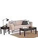 Simpli Home INT-AXCCOS-COFI-CF Cosmopolitan Solid Wood 42 inch Wide Rectangle Contemporary Coffee Table in Coffee Brown