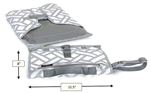 image for Anvy & Me Diaper Changing Clutch with Changing Pad for Baby Infants an