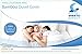 Hotel Sheets Direct 3 Piece King Size Duvet Cover Set, 100% Viscose Derived from Bamboo Comforter Cover with 2 Pillow Shams, Moisture-Wicking, Silky Soft Texture, Cooling, Breathable, Easy Care, White