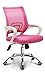 Computer Chair: Pink Mesh Mid-Back Ergonomic Fashionable, Neo Chair