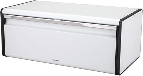 Amazon Co Jp ブラバンシア Brabantia ブレッドビン フードストレージ フォールフロント ブレッドケース パン 収納 30 60 06 ホワイト ブラック Food Strage Fall Front Bread Bin White 並行輸入品 ホーム キッチン