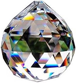 Large Crystal Ball Prism Suncatcher for Chandeliers Pack of 3 Clear