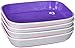 Munchkin® Splash™ 4 Piece Toddler Plates, Pink/Purple