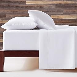 Visione White Queen Sheets, Brushed Microfiber