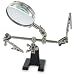 Ram-Pro Helping Hands Magnifier Glass Stand with Alligator Clips - 4x Magnifying Lens, Perfect for Soldering, Crafting & Inspecting Micro Objects