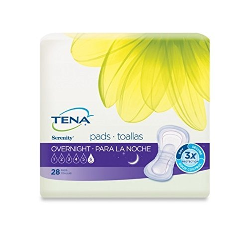 Tena serenity overnight ultimate pads, 28 count