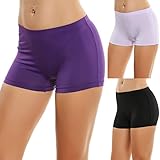 Sholdnut Women Panties Pack of Super Soft Boyshorts Underwear 3 Purple XL