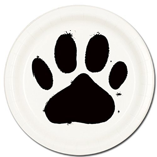 DOG PAW DESSERT PLATE(8/PKG)