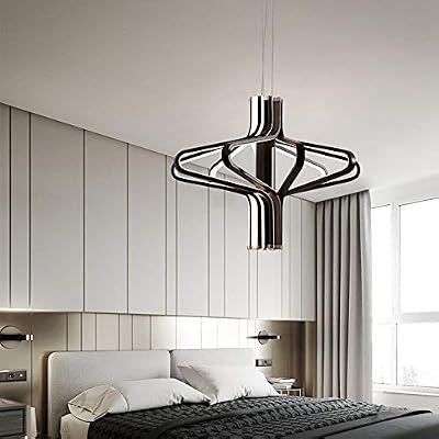 High Quality Easy To Install Black Modern Chandelier Living Room Bedroom Creative Lighting Led Silicone Chandelier Indoor Home Lighting Well Made 530 1000mm Buy Online At Best Price In Uae Amazon Ae