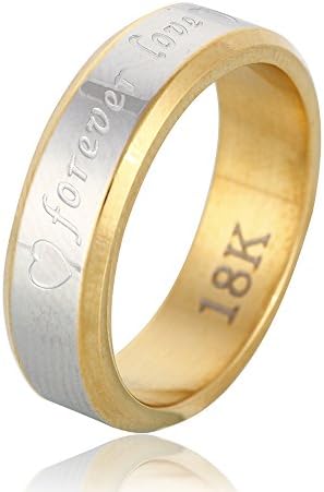 Aaishwarya Forever Love 18k Gold Plated Ring for Men/Boys