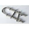 Amarine-made-Stainless-Steel-Marine-Boat-Stern-Bow-Eye-Tie-Down-U-Bolt-12-Dia-4-34-Thread-Lenght-6-12-Overall-Length-07856S
