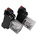 mxuteuk 2pcs HH52P DC 12V Coil 8 Pin 5A DPDT LED indicator Electromagnetic Power Relay, with Base, with DIN Rail Slotted Aluminum