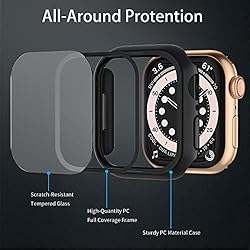 (2 Pack) GEAK Compatible with Apple Watch Case 45mm