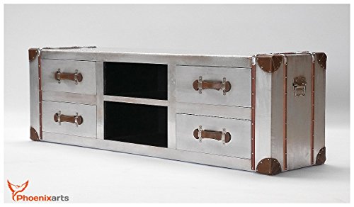 Phoenixarts-Industrie-Design-Vintage-TV-Sideboard-Schrank-Aluminium-Truhe-Lowboard-Loft-Mbel-501