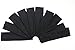 10 Pack Cotton Yoga Headbands by Teemico - Cotton Stretch Headbands Elastic Yoga Hairband for Teens Girls Women Exercise Running Sports Hair Wrap Accessories,Black