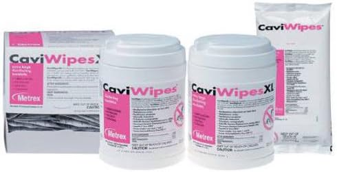 Lot of 480 New CaviWipes Surface Disinfectant Premoistened Wipe 6 X 6.75 Inch