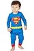 Intimo Boys' Toddler Superman Pajama Set, Blue, 3T