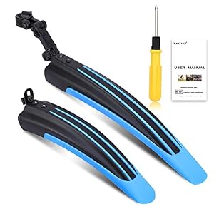 TAGVO Bike Mudguard Set for 20/22/24/26 inch,2 Parts-Universal Full Cover Thicken Widen Bicycle Fender Set Mountain Bike…