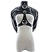 iiniim PU Leather Straitjacket Strict Bandage Kinky Fancy Straight Jacket Costume for Women Black One Size