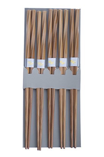 2x 5 pairs japanese chopsticks gift sets twist