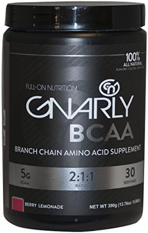 Gnarly BCAA 100% Natural Berry Lemonade 30/Serv by Gnarly Nutrition