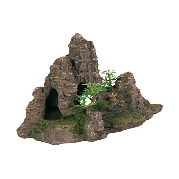 Trixie 8853 Felsformation mit Höhle/Pflanzen, 22 cm