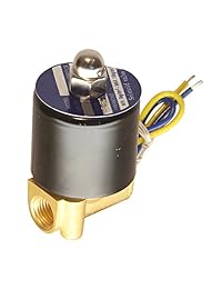 HFS válvula solenoide eléctrica 110 vatios Ac o 12 vatios Dc para agua, aire, gas, combustibles N/c - 1/4, 1/2, 3/4 pulgadas, 1 pulgada NPT disponible, SLV-110-01