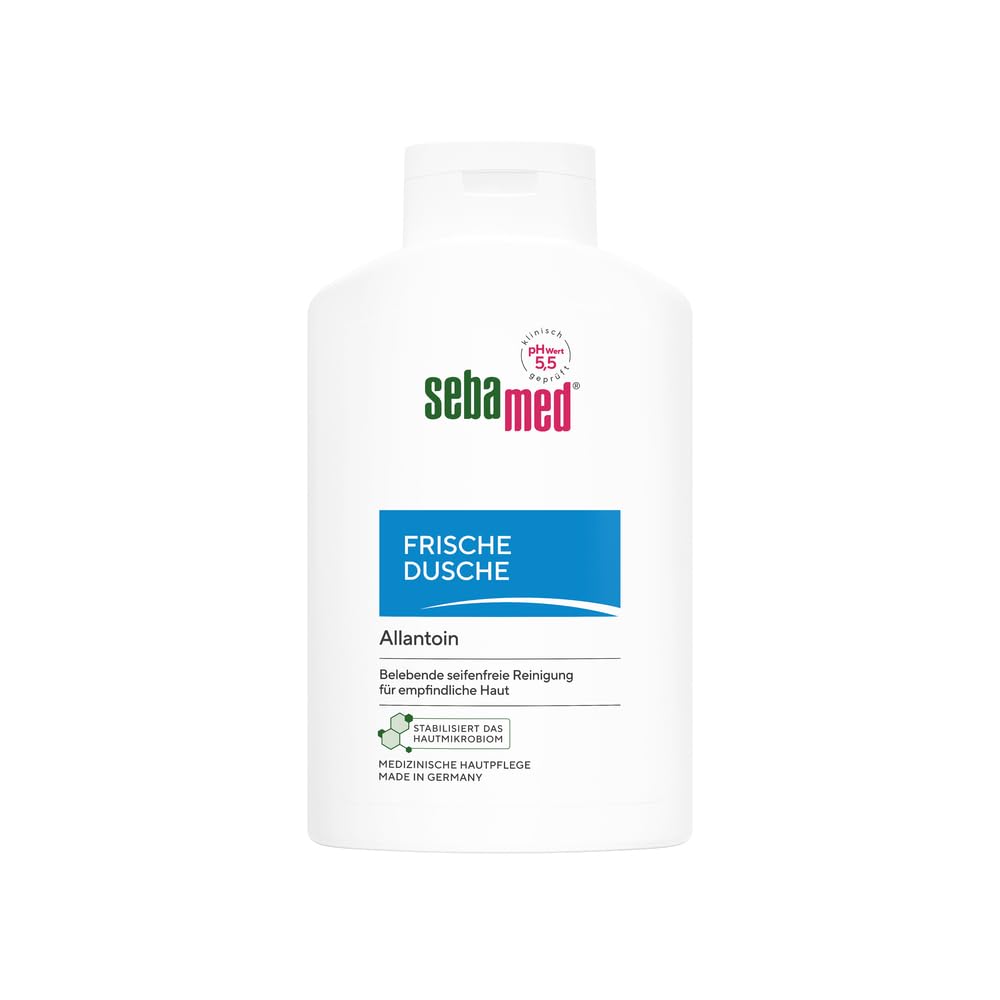 SEBAMED Frische Dusche 400 ml, Duschgel für empfindliche und strapazierte Haut, langanhaltendes Frischegefühl, versorgt die Haut mit Feuchtigkeit durch Aminosäuren und Allantoin, für Männer und Frauen