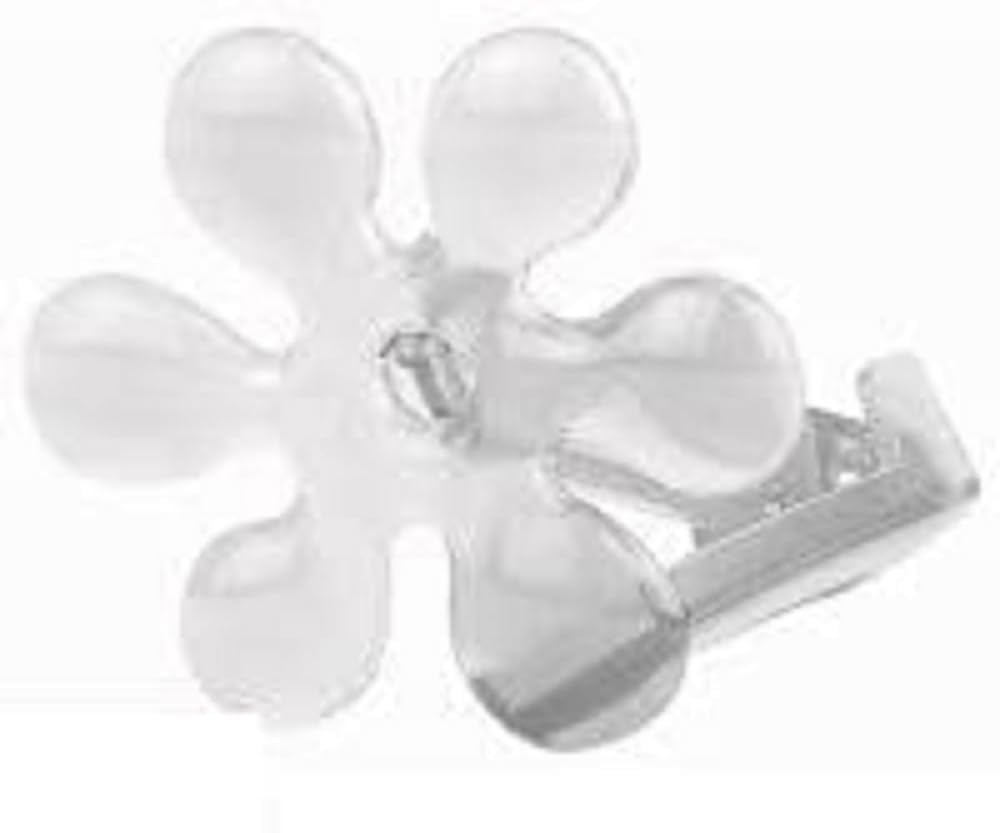 d-c-fix Tablecloth Holder Table Cloth Clip Weight Holder Table Kitchen Dining Room Living Room Garden Accessories Decoration Design Plastic Firm Hold Clip Flower Crystal Clear Pack of 4