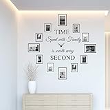 World of Wall Decal Time Spent with Family is Worth