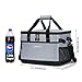 LUNCIA 33L Leakproof Collapsible Cooler Bag, Insulated Cooling Bag Portable Tote, 60 Can Soft Sided Cooler for Picnic, Camping, Hiking, Greythumb 1