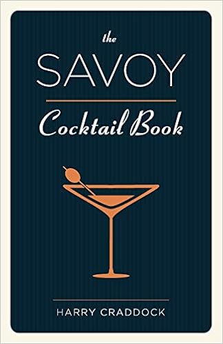 The Savoy Cocktail Book Craddock Harry 9781626540644 Amazon Com Books