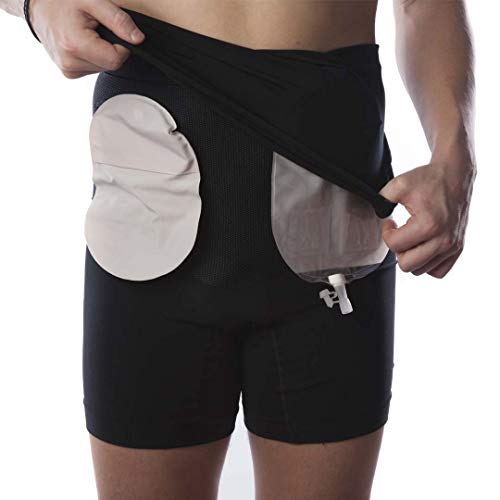 Comfizz Level 2 Support Boxer Double Layer Unisex Medium Support (Black, S/M)
