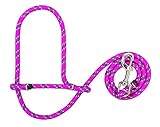 Weaver Leather Average Poly Rope Sheep Halter with Snap, Berry/Reflective