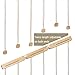 Love-KANKEI Wall Hanging Picture Photo Frames 26 by 29 Inch with 30 Wooden Clips - Wire Artworks Prints Cards Holder Organizer Collage Multi Picture Photo Display MEMORY Frame