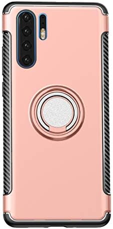 Case for Huawei P30 Pro Magnetic Car Mount Soft TPU 360 Degree Rotating Ring Kickstand Cover for Huawei P30 Slim Shell