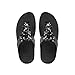 FitFlop Women's Boogaloo Toe Post Flip Flop, Black, 7 M US