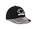 New Era NFL 2016 Training Camp Black and White 39THIRTY Stretch Fit Cap, Medium/Large