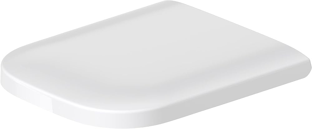 Duravit Happy D.2 Soft Close Toilet Seat Urea Thermoset White Stainless Steel