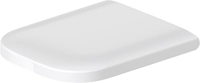 Duravit Happy D.2 Soft Close Toilet Seat Urea Thermoset White Stainless Steel