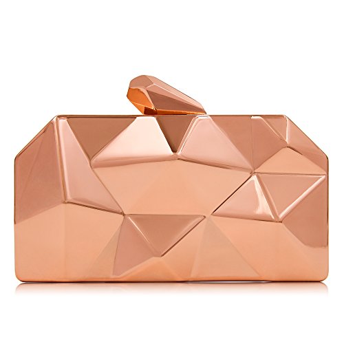 Rose Gold Clutch Purse. BYSUMMER MARKFRAN Evening Purse Handbag Clutch
